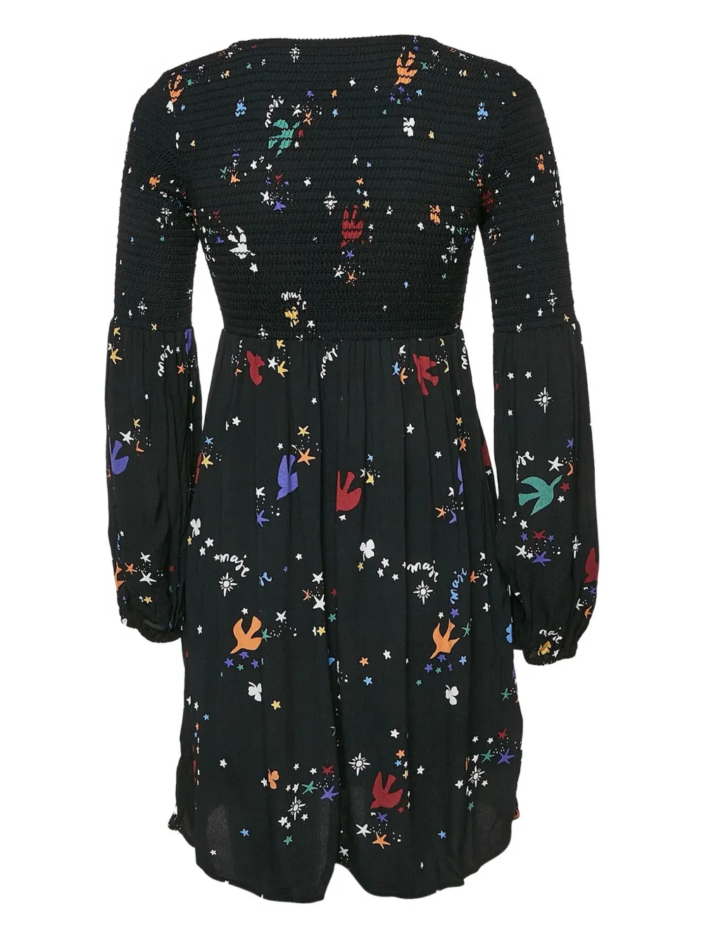 Maje Mini-jurk met print - Zwart