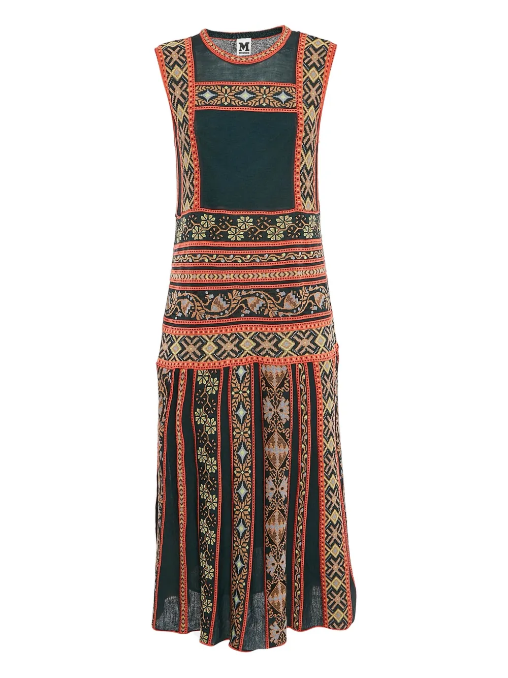 Missoni Pre-Owned patterned sleeveless dress | Green | Image 1