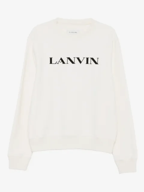 Lanvin logo-embroidered cotton sweatshirt