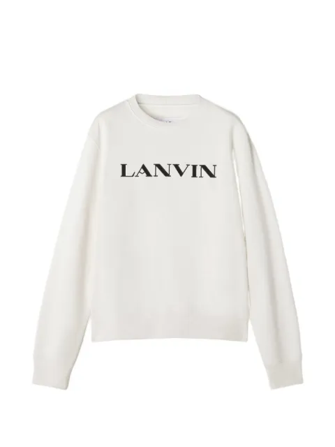 Lanvin embroidered cotton sweatshirt