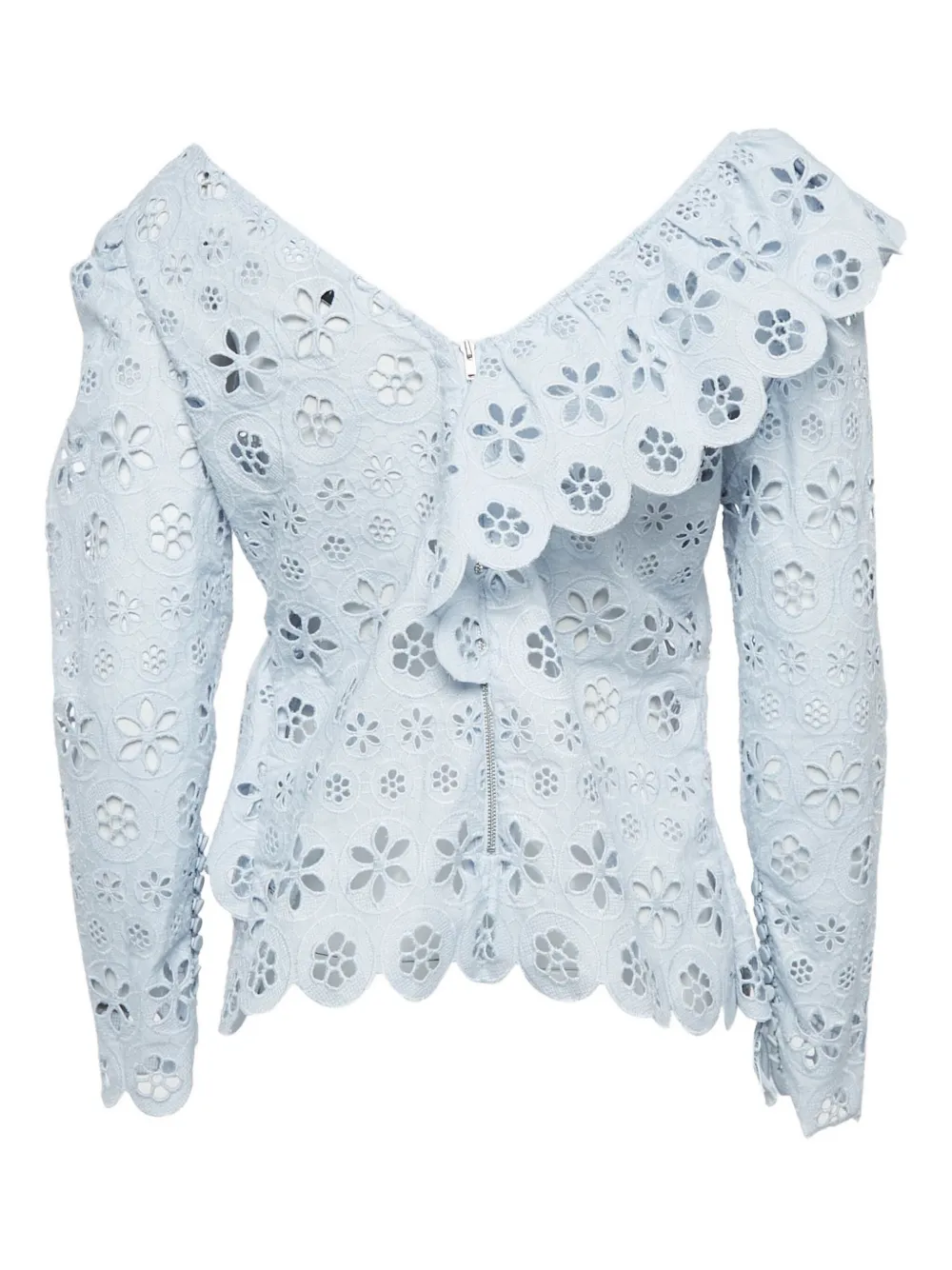 Self-Portrait top con detalle de encaje | Image 2