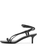 Louis Vuitton Pre-Owned 50mm monogram sandals - Black