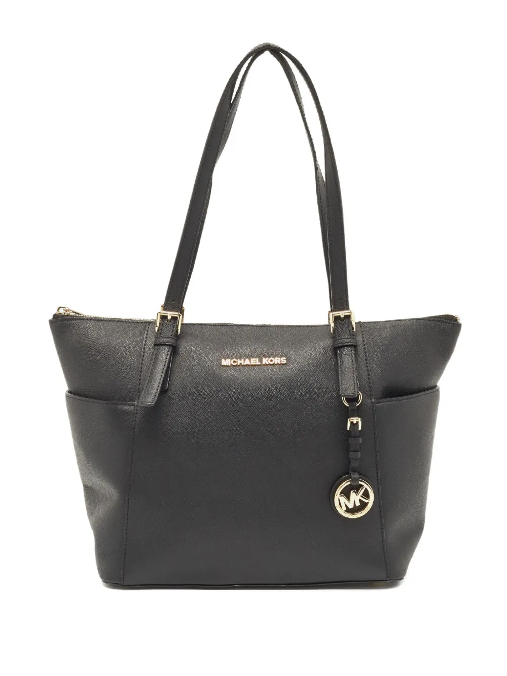 Michael Kors Vintage プレオウンド Jet Set ハンドバッグ - ブラック Michael Kors Vintage プレオウンド Jet Set ハンドバッグ - ブラック