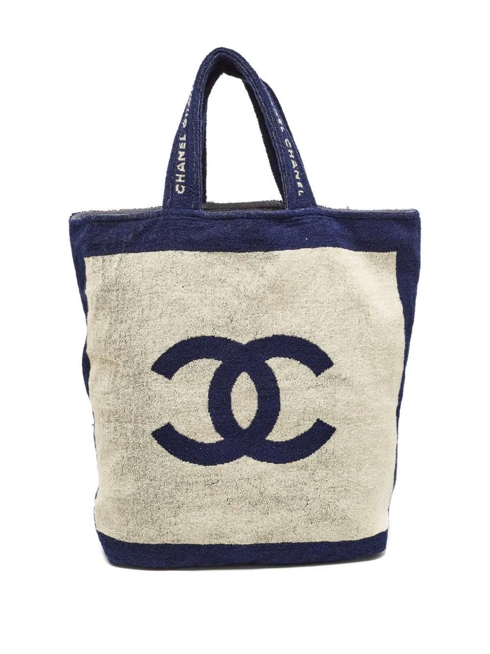 CHANEL Pre-Owned CC terry-cloth tote bag | Pre-Owned | Image 2
