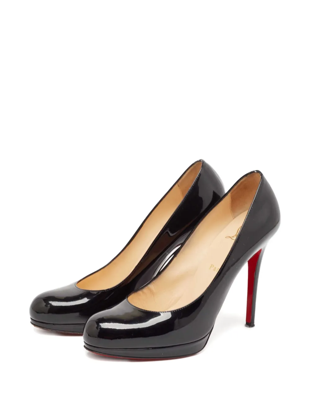 Christian Louboutin Pre-Owned 120 mm New Simple lakleren pumps - Zwart