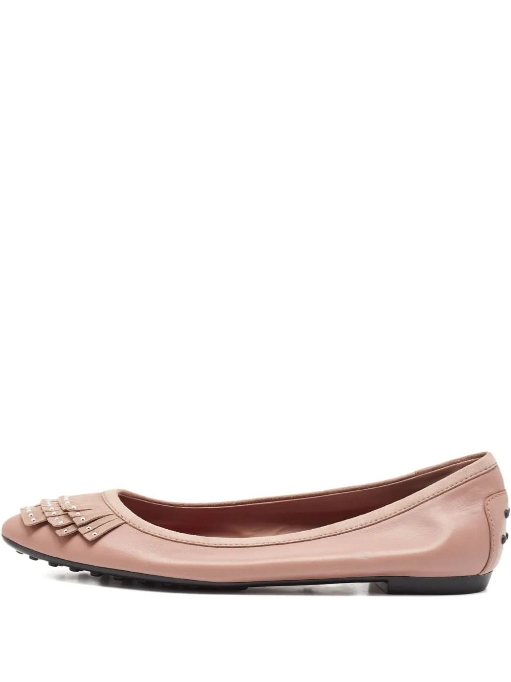 Tod's Vintage フリンジ フラットシューズ - ニュートラル Tod's Vintage フリンジ フラットシューズ - ニュートラル