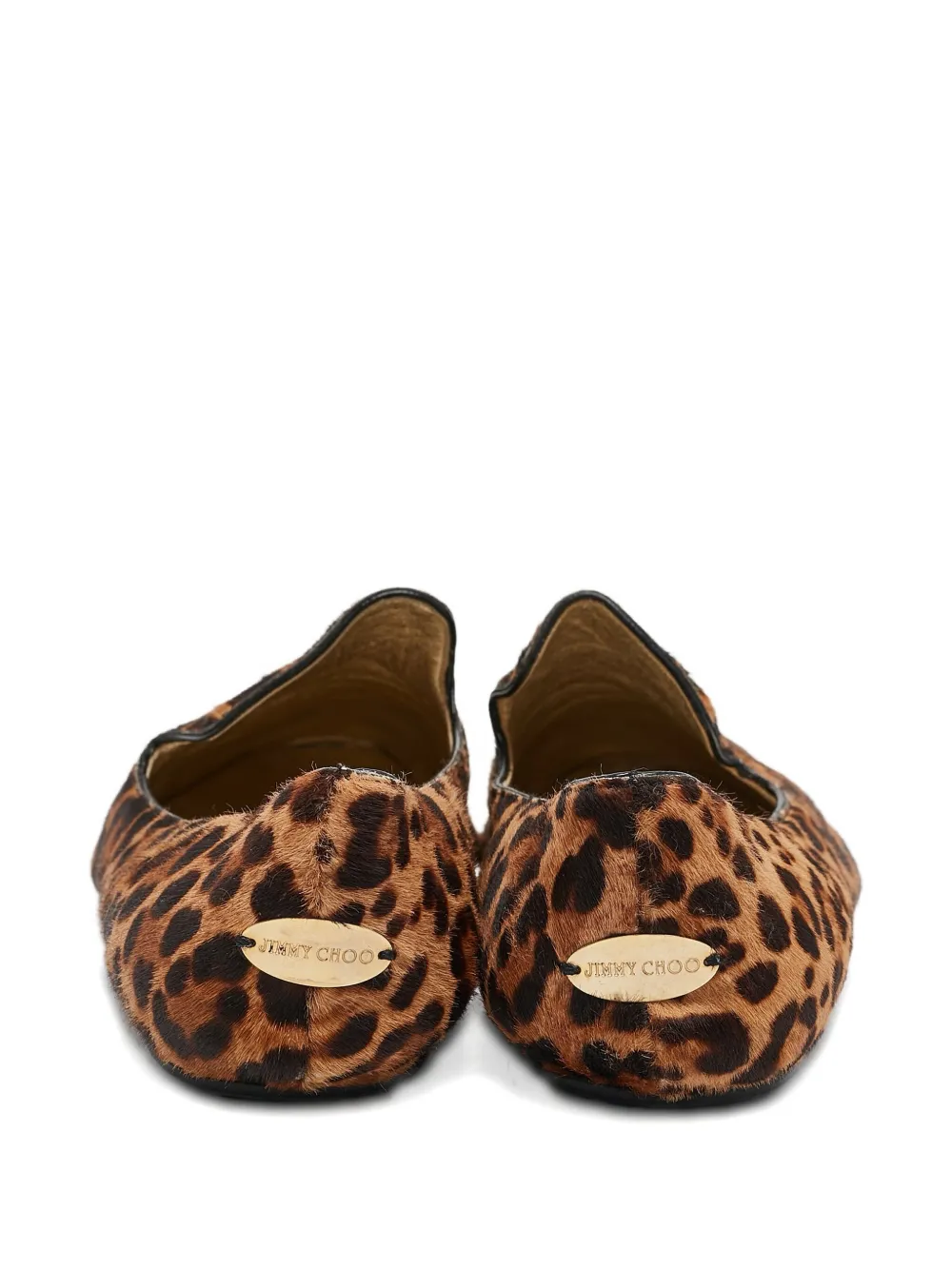 Jimmy Choo Pre-Owned leopard-print slides | Image 2