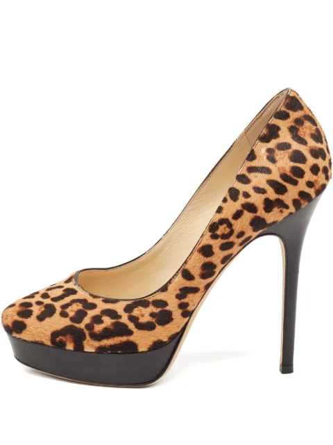 Jimmy Choo Pre-Owned 130mm leather heeled pumps