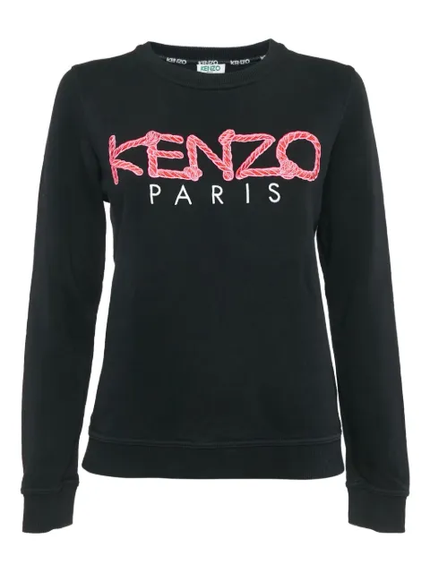 Kenzo Pre-Owned logo-embroidered sweatshirt