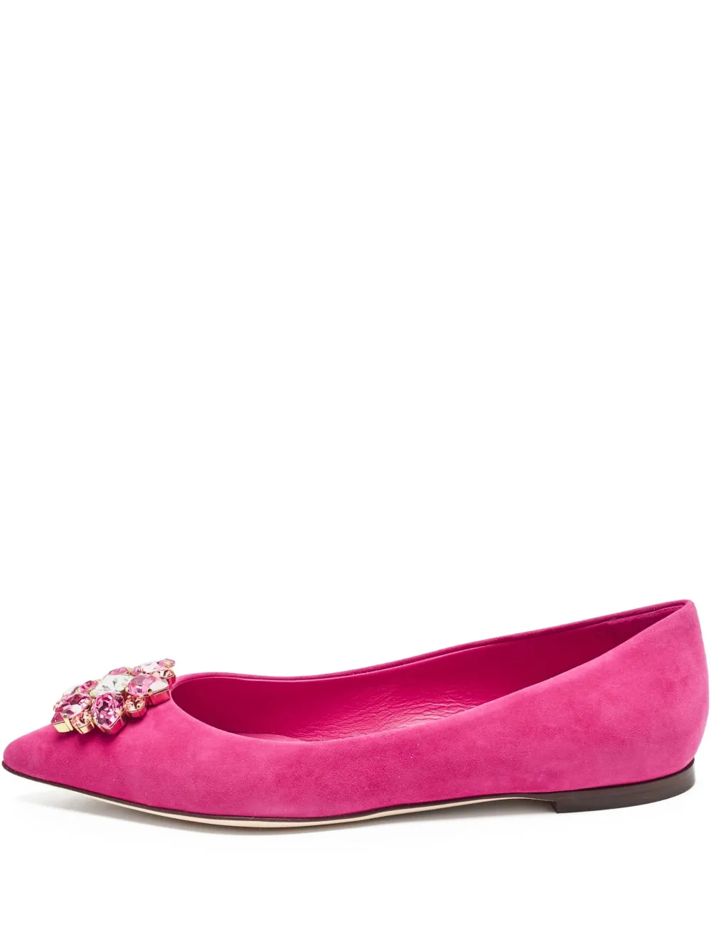 Dolce & Gabbana Pre-Owned flats de gamuza | rosado | Image 1