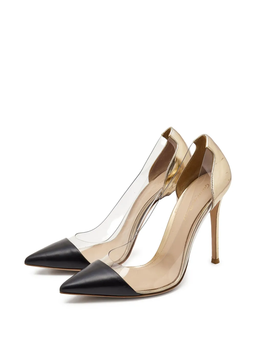 Gianvito Rossi Plexi Pumps mit transparentem Einsatz 115mm | Image 2