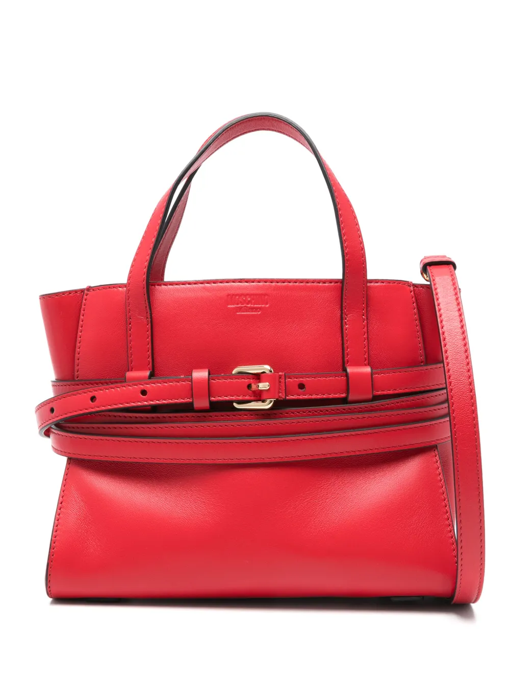 Moschino small Tie Me tote bag | Red | Image 1