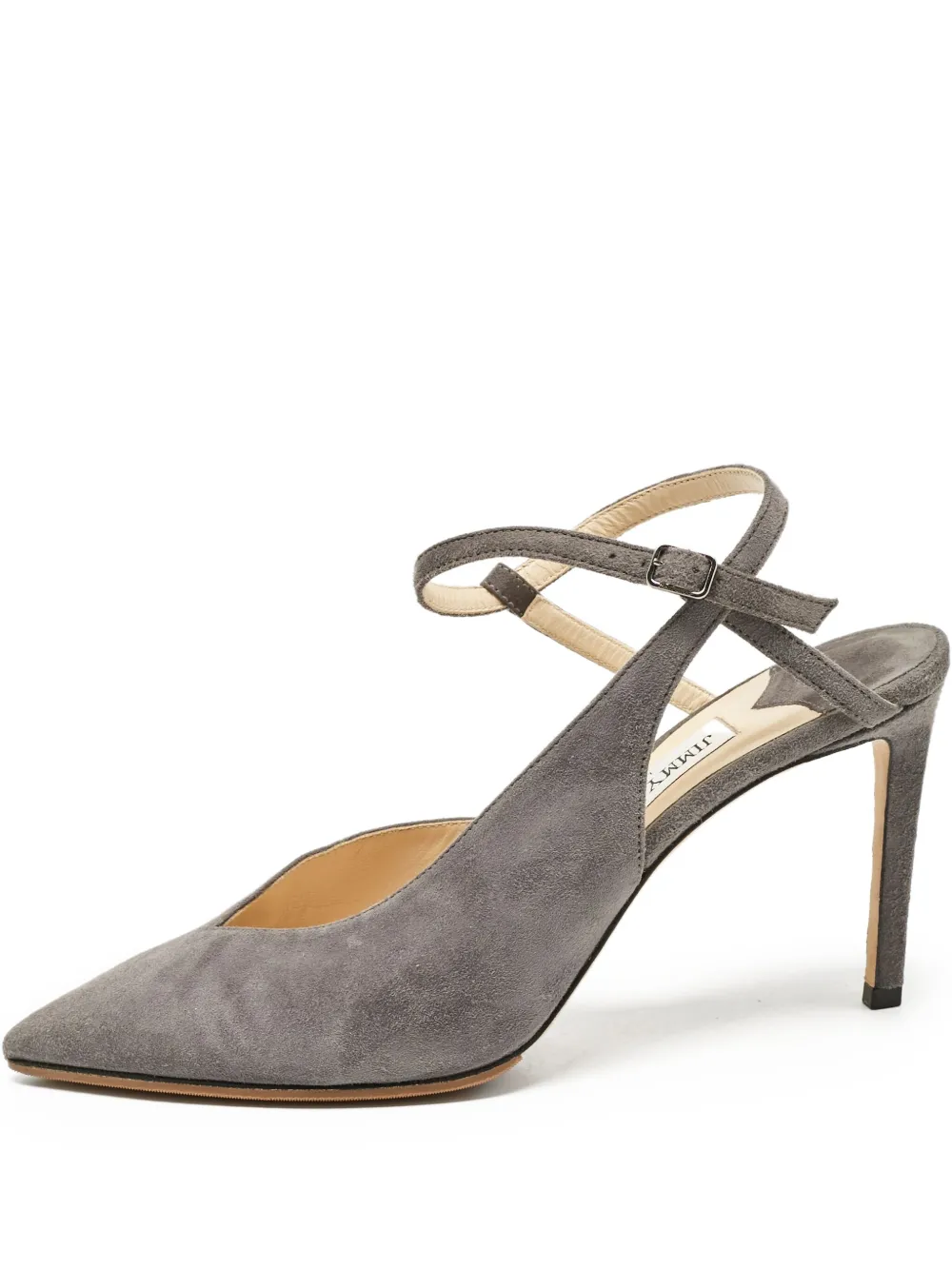 Jimmy Choo Pre-Owned 85mm suede pumps | Grey | Image 1