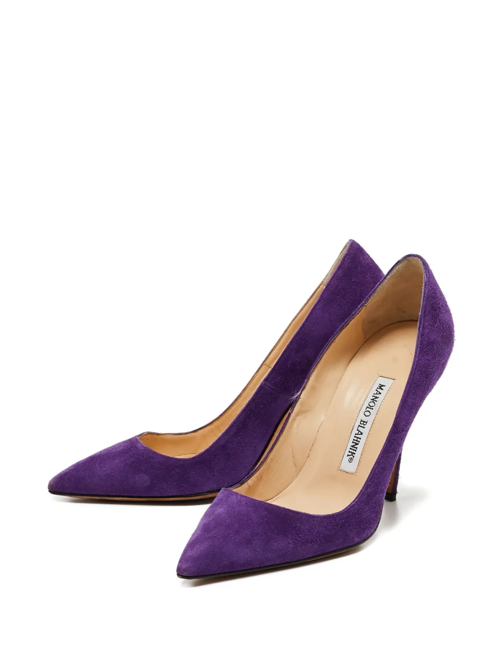 Manolo Blahnik Pre-owned mockapumps med fransar 100 mm | Image 2