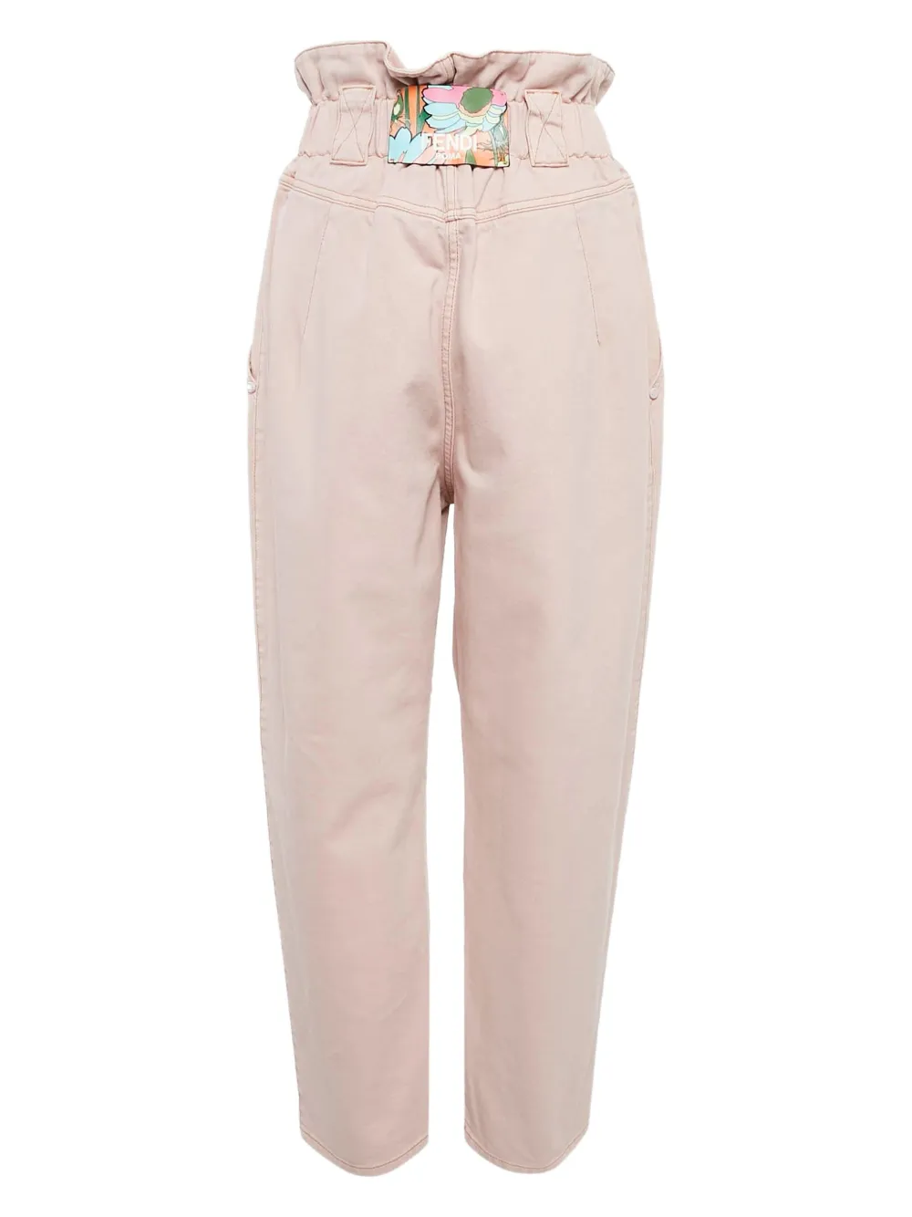Fendi Pre-Owned paperbag waist jeans | Image 2