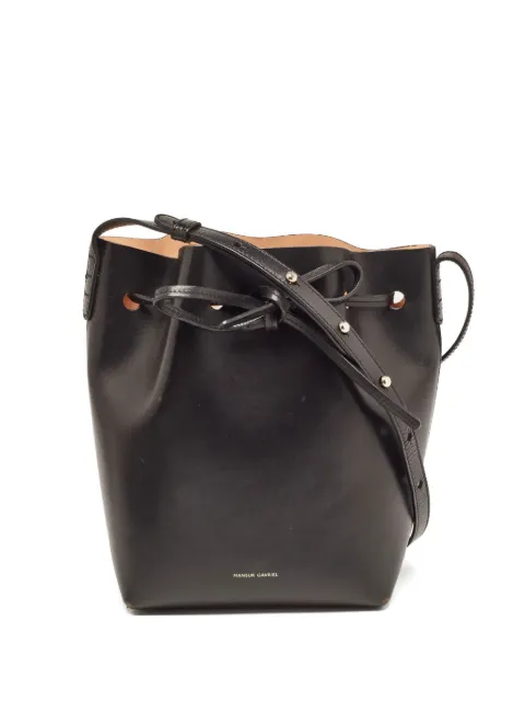 Mansur Gavriel leather bucket bag