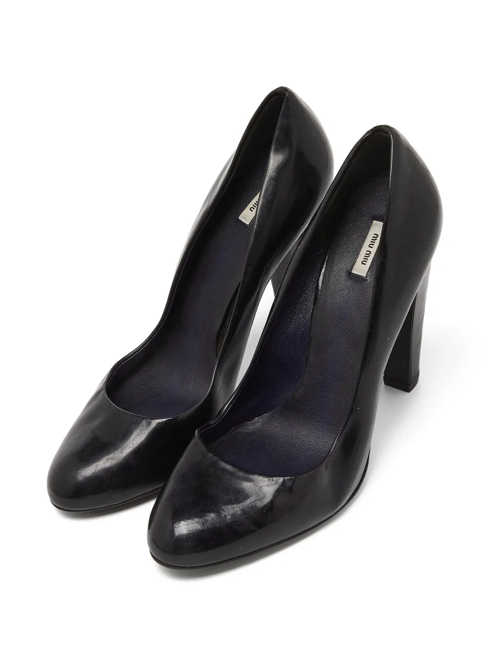 Miu Miu Pre-Owned 110mm patent-leather pumps | Image 2