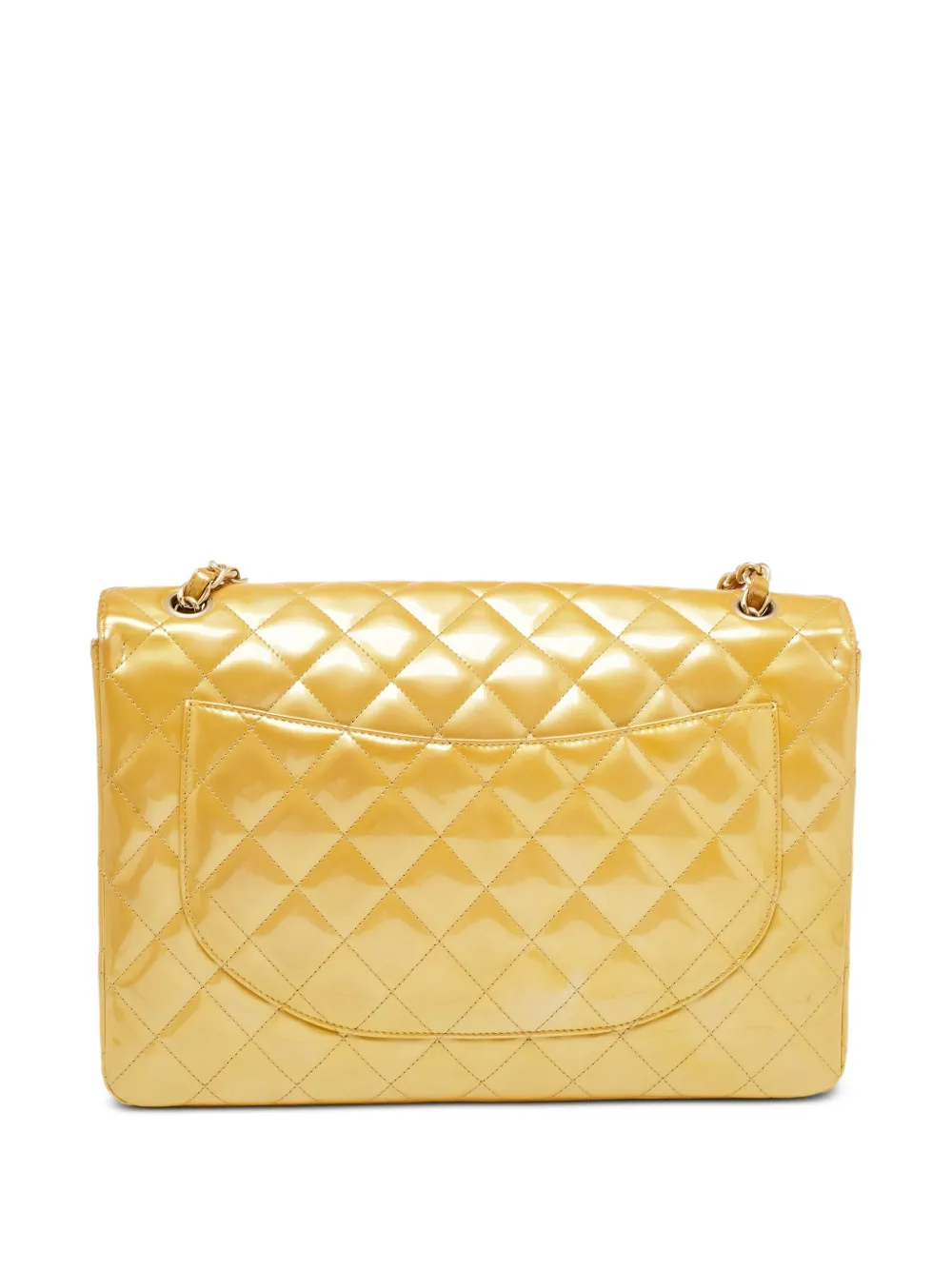 CHANEL Pre-Owned クラシック フラップ ショルダーバッグ - ゴールドトーン CHANEL Pre-Owned クラシック フラップ ショルダーバッグ - ゴールドトーン