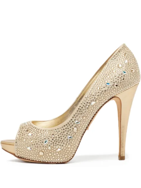 Gina 120mm crystal-embellished sandals