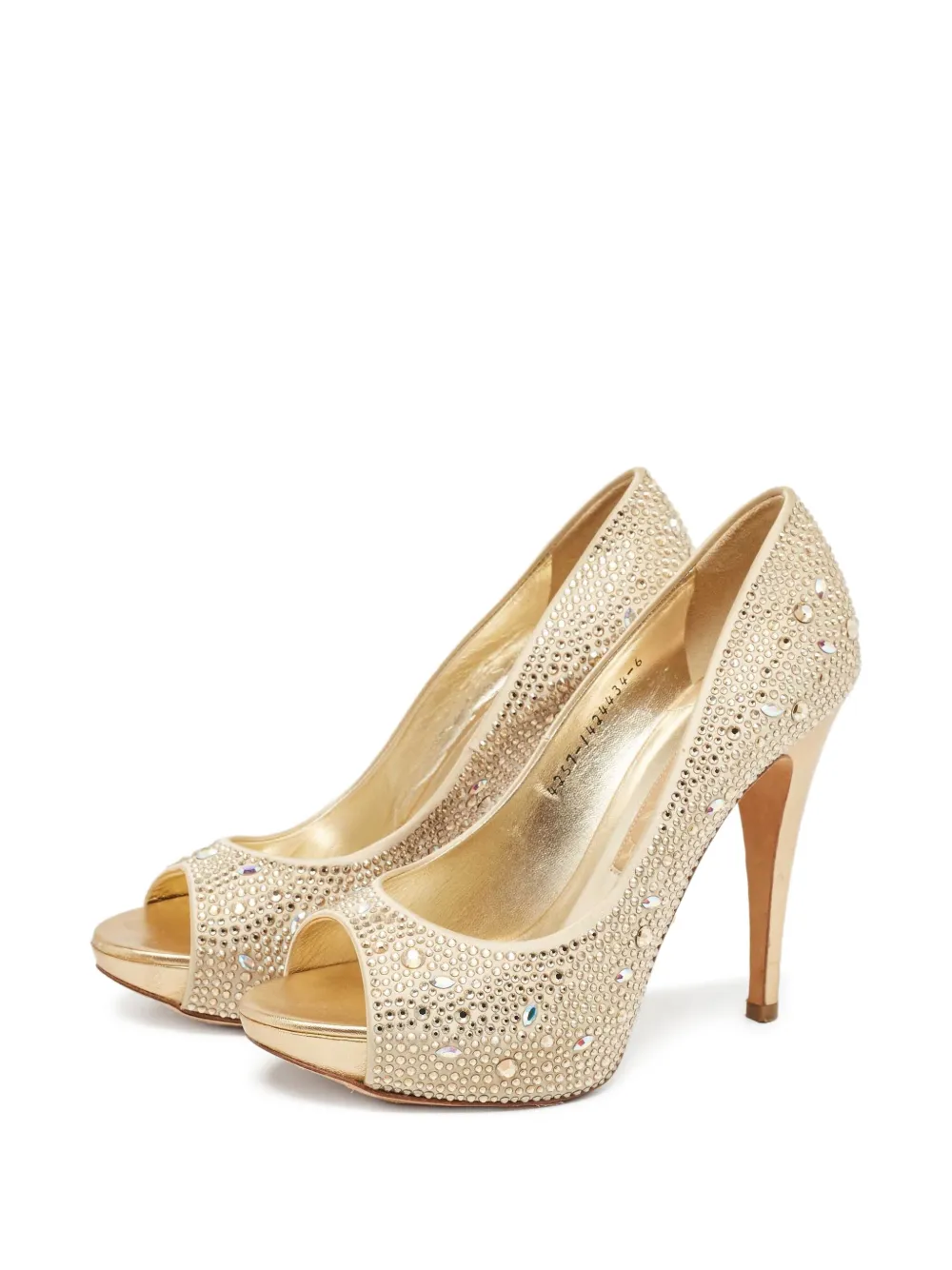 Gina 120mm crystal-embellished sandals | Image 2