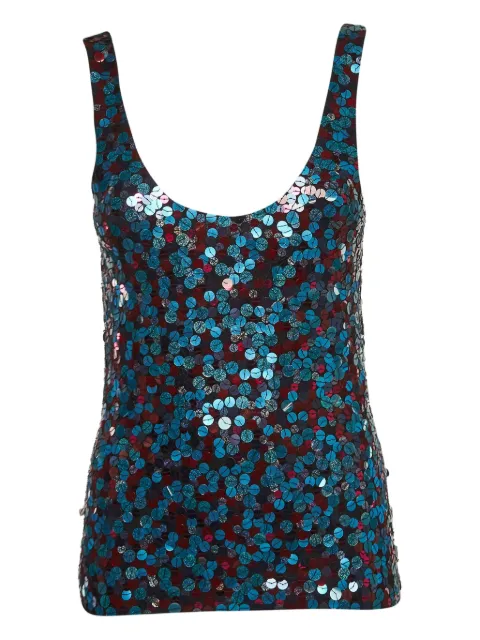 Emporio Armani Pre-Owned camiseta con detalle de lentejuelas