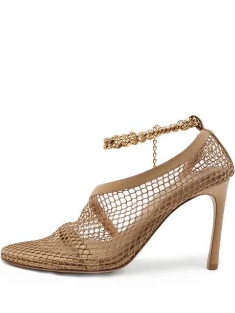 Bottega Veneta Pre-Owned 100mm mesh pumps