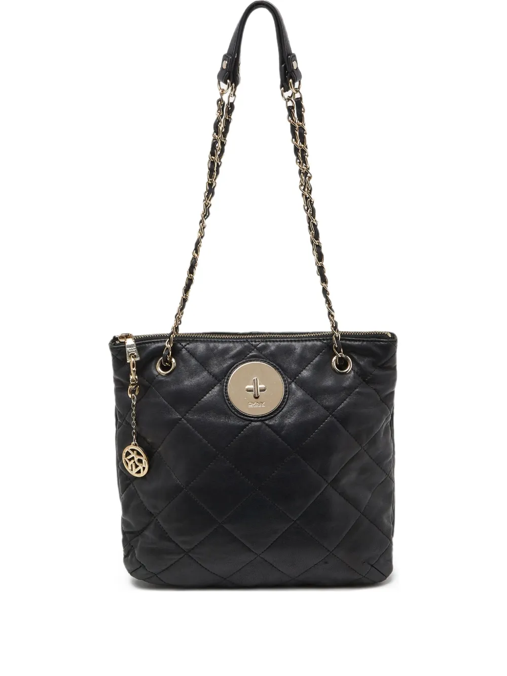 DKNY Vintage quilted leather shoulder bag | Black | Image 1