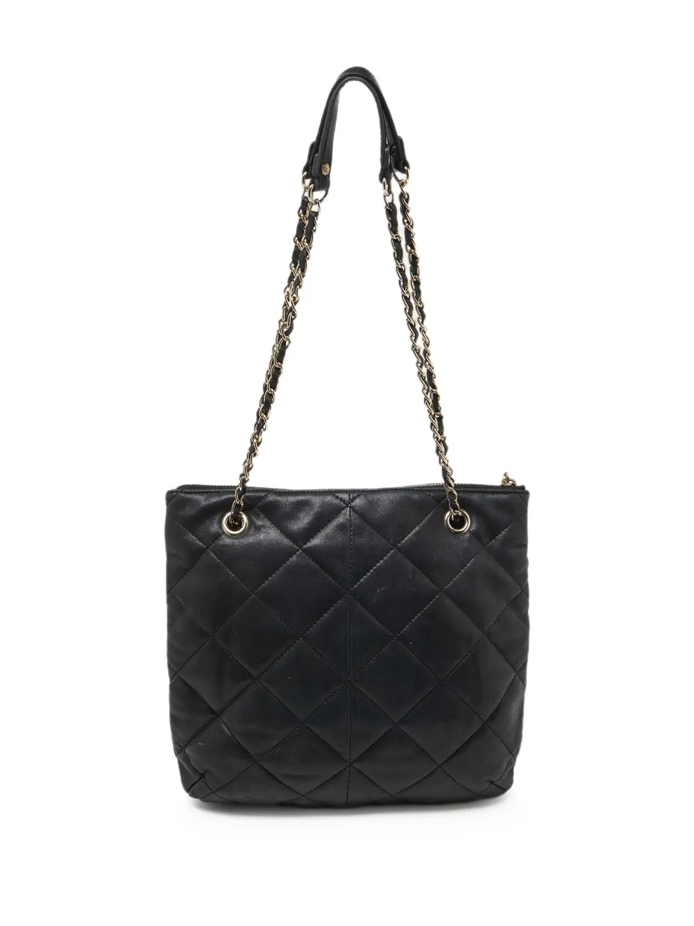 Pre-owned Dkny Vintage Quilted Leather Shoulder Bag