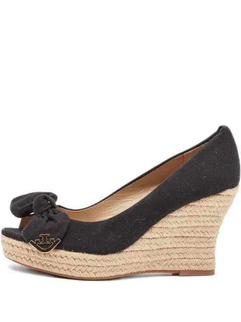 Tory Burch pre-owned 90mm knotted open-toe espadrilles