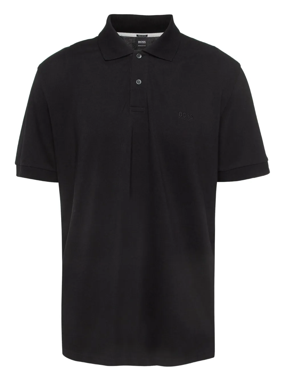 BOSS pre-owned cotton polo shirt | Black | Image 1