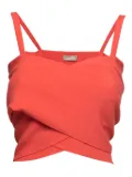 Elie Saab pre-owned cross-over detail top - Orange