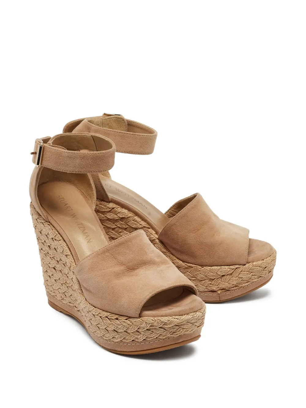 Stuart Weitzman pre-owned 120mm wedge espadrilles | Image 2