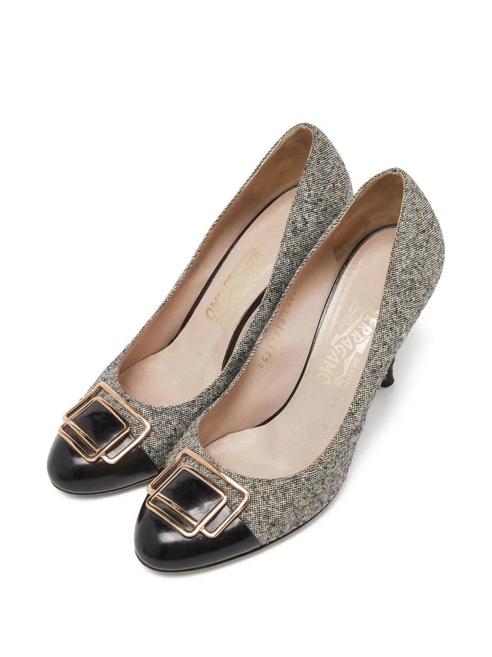 Ferragamo Pre-Owned tweed heeled pumps | Heeled Pumps | Image 2