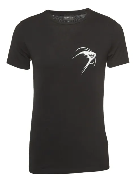Emporio Armani Pre-Owned logo-print T-shirt