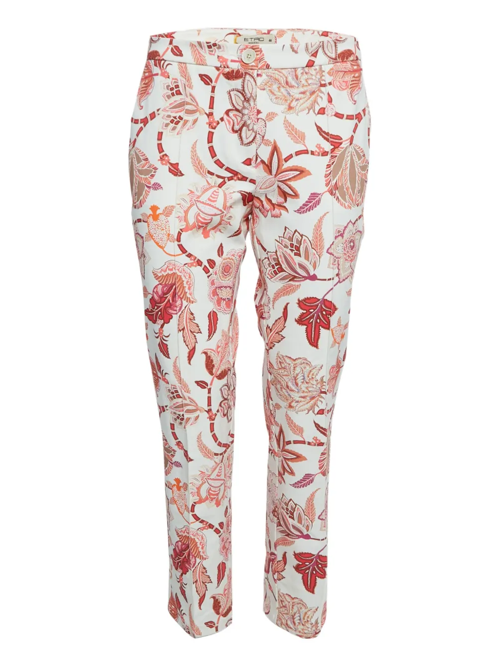 Etro Pre-Owned pantalon à fleurs | rouge | Image 1
