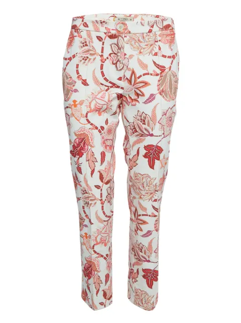 Etro Pre-Owned floral-print trousers
