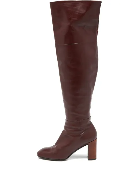 Louis Vuitton Pre-Owned leather heeled boots