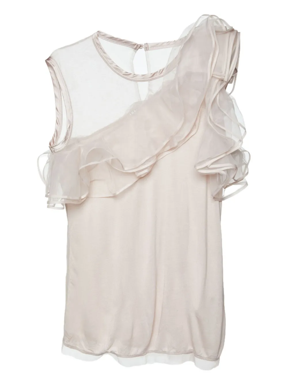Valentino Garavani Pre-Owned Top con ruches - Rosa