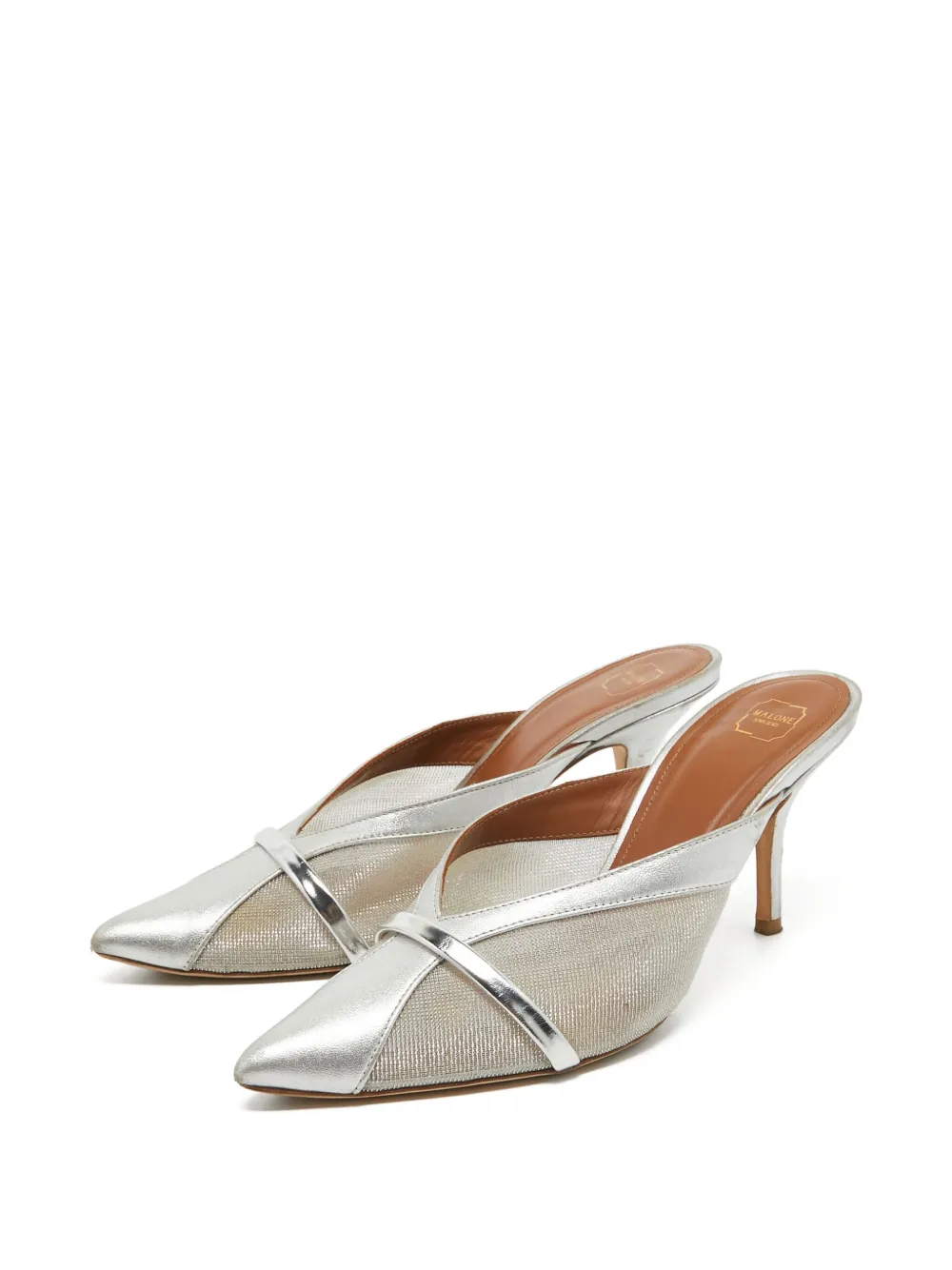 Malone Souliers 90mm metallic pumps | Image 2