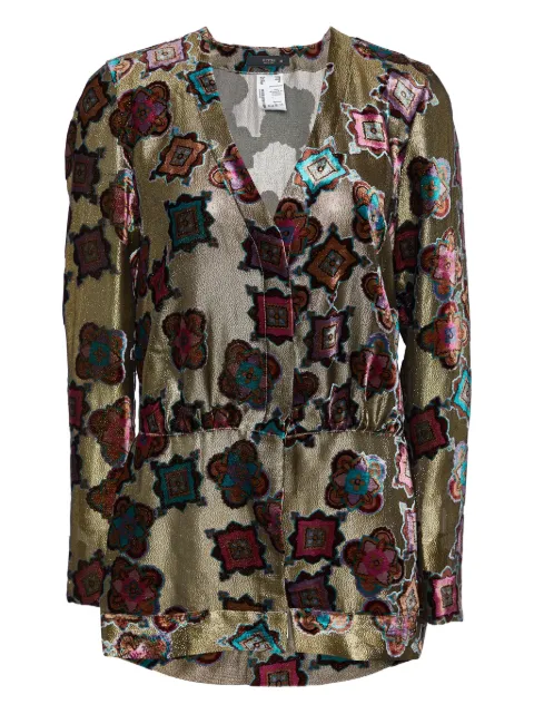 Etro Pre-Owned floral-print top