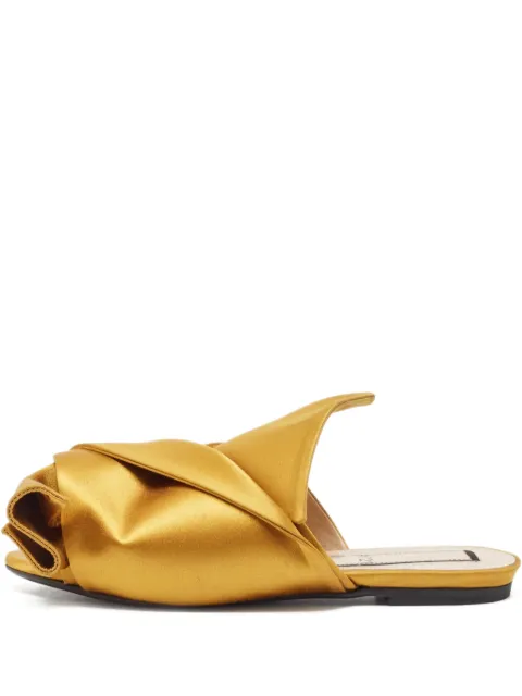 Nº21 pre-owned Raso knotted satin sandals