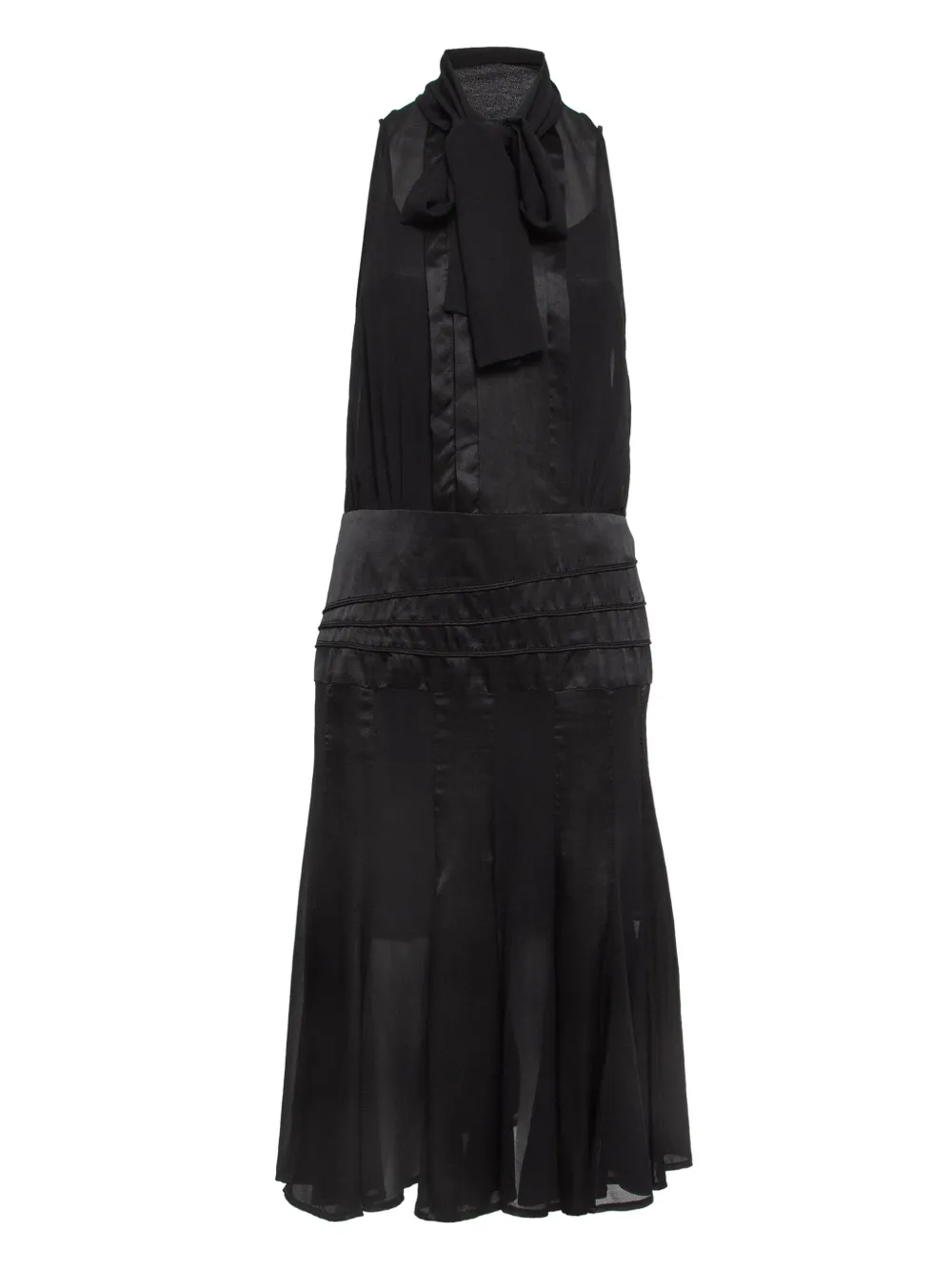 Elisabetta Franchi robe mi-longue pre-owned à dos nu | noir | Image 1