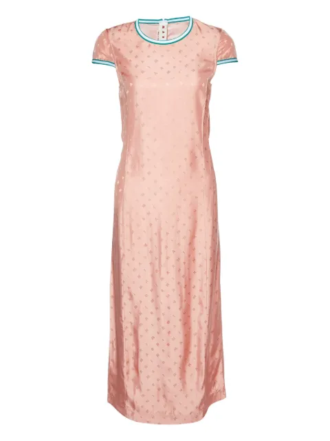 Marni Pre-Owned monogram-jacquard dress