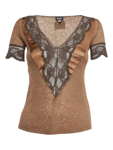 Dolce & Gabbana Pre-Owned panelled top