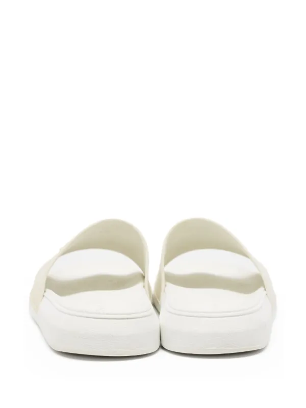 Alexander McQueen Pre-Owned logo-embossed Pool Slides  display picture 1