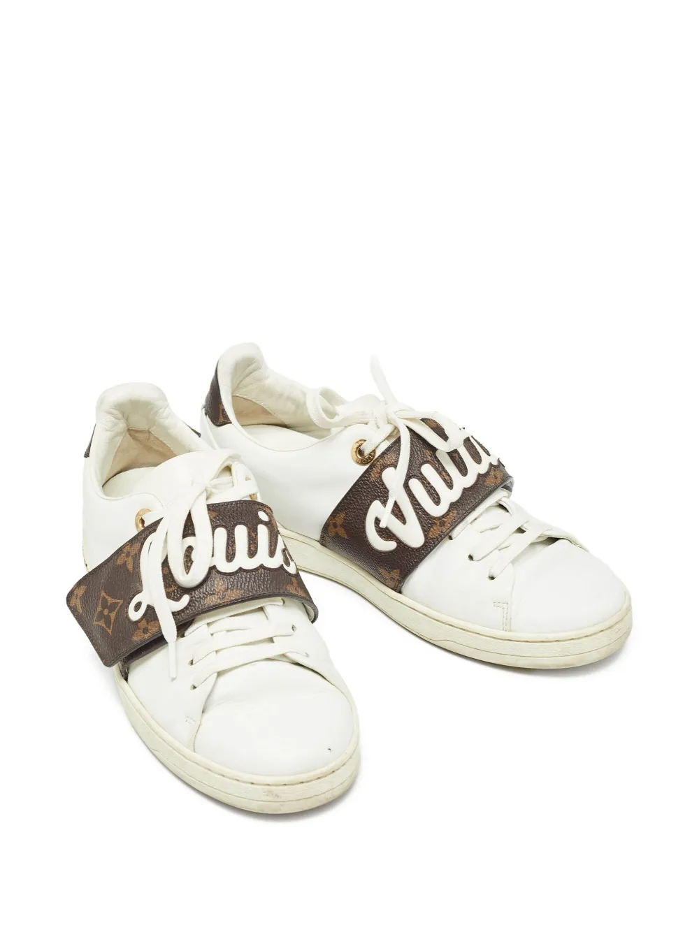 Louis Vuitton Pre-Owned logo-embellished sneakers | Image 2