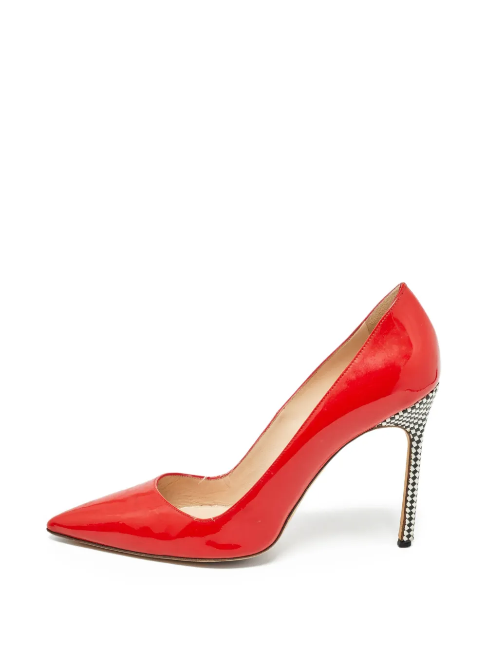 Manolo Blahnik checkered heeled pumps | Image 2