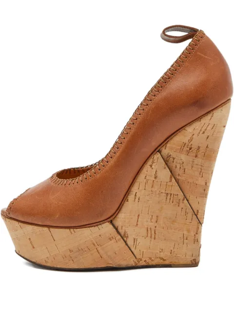 Lanvin Pre-Owned 145mm wedge pumps