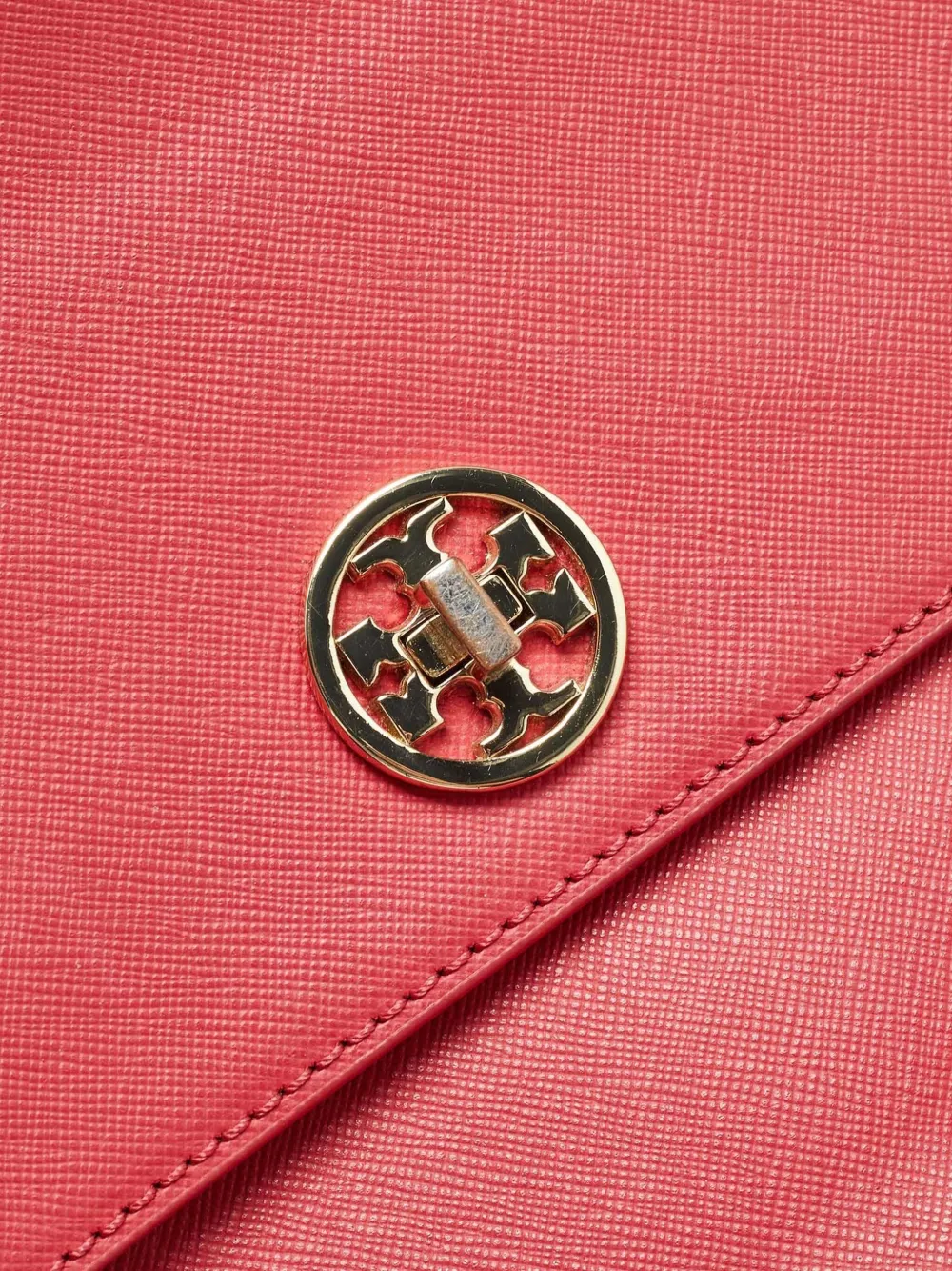 Pre-owned Tory Burch  Robinson Leather Tote Bag