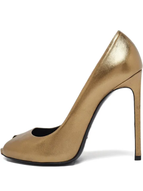 Saint Laurent Pre-Owned 2023 120mm metallic pumps
